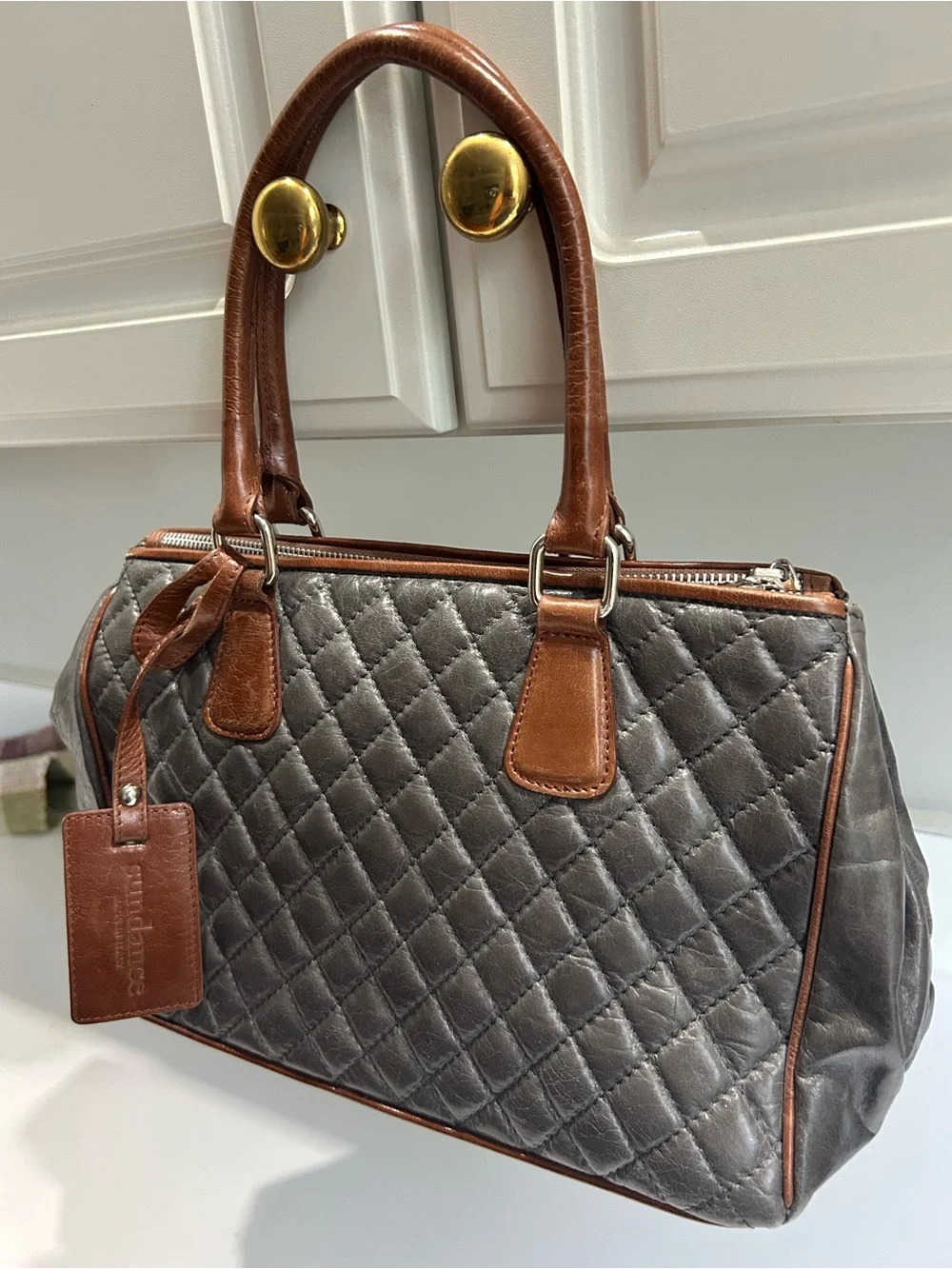 Sundance satchel quilted